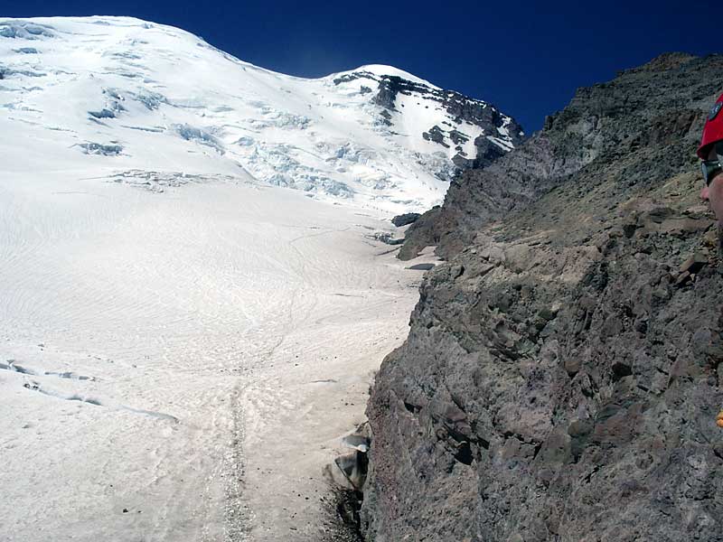 Track on the Emmons from Camp Curtis to Camp Schurman
