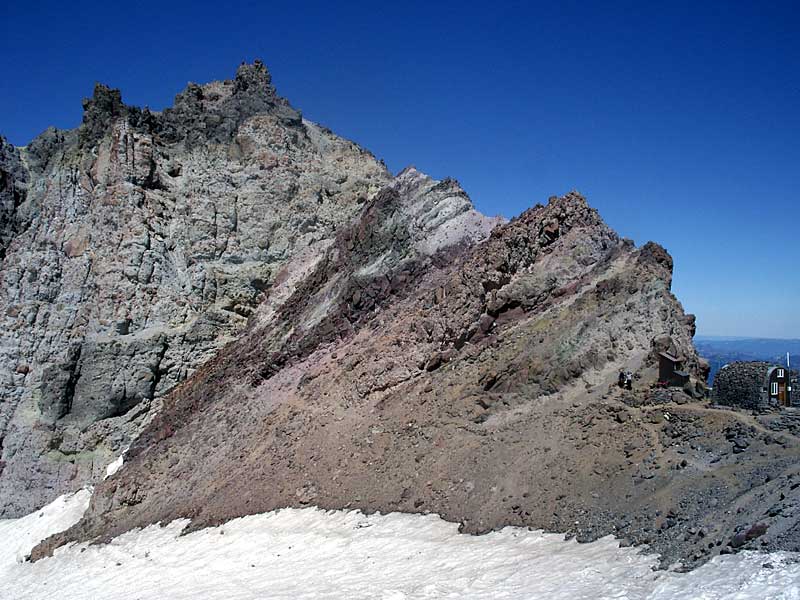 Camp Schurman below Steamboat Prow