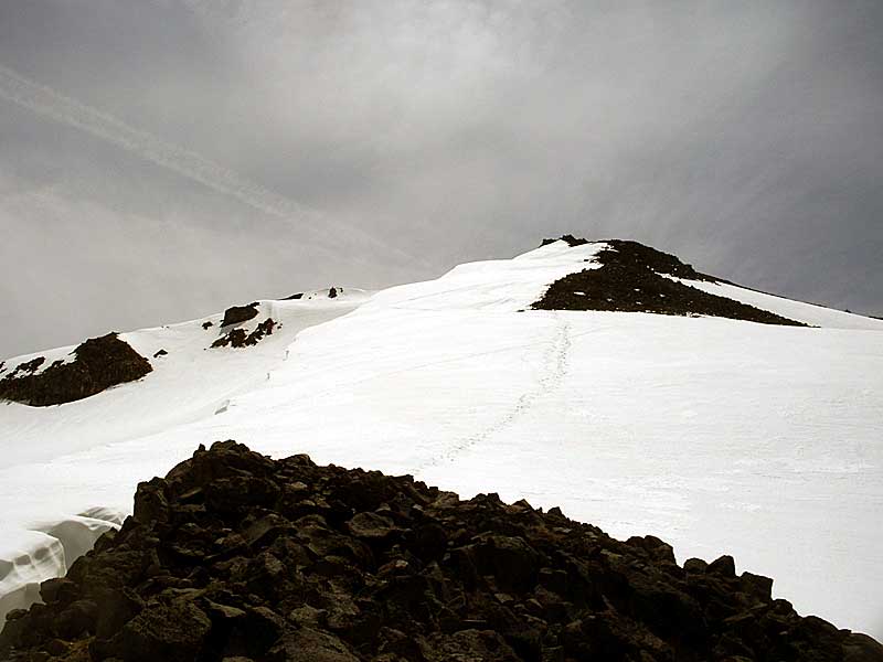 Summit from saddle