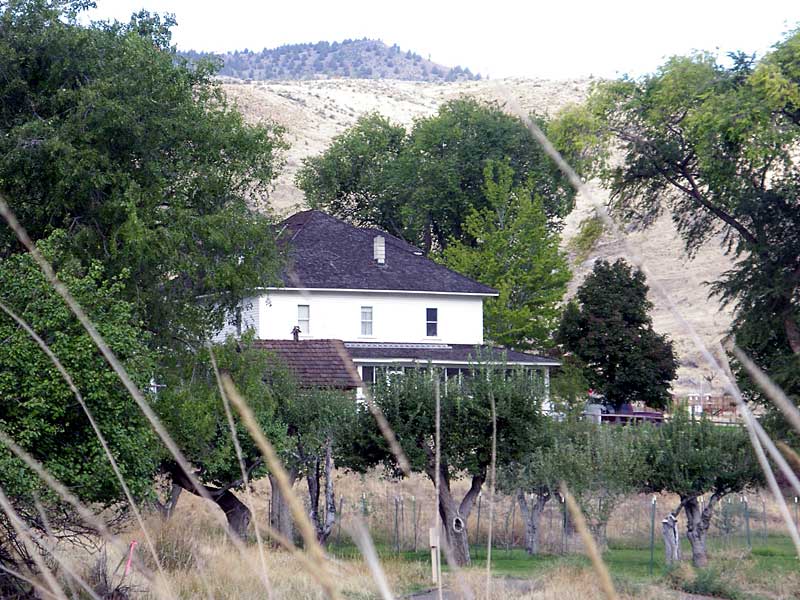 Back side of the Cant Ranch house