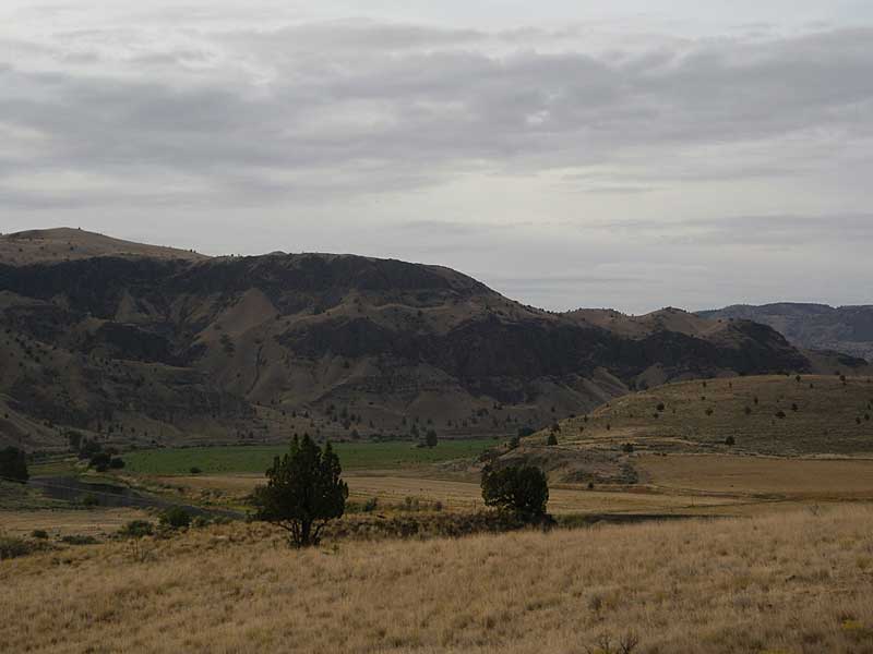 Ag land by the John Day near Clarno
