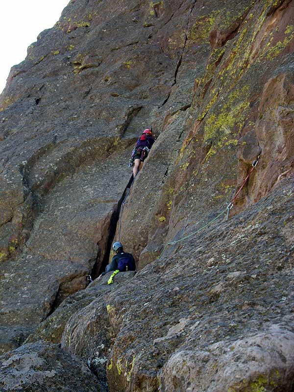 Maryanne leads the third pitch of Super Slab