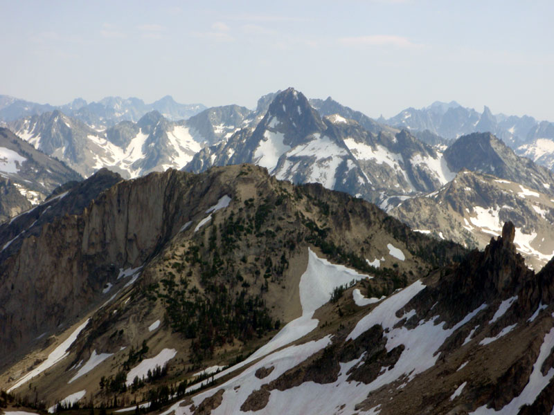 Mt. Regan and other Sawtooths