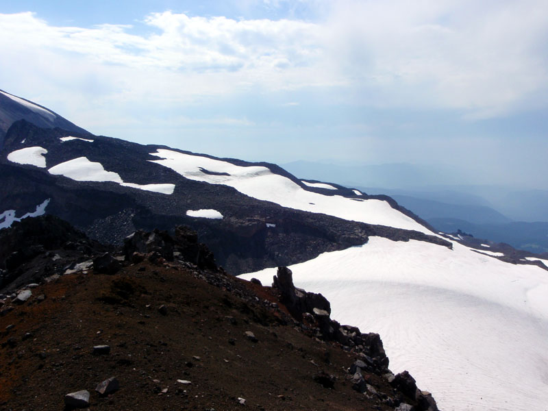 Snowfield above the Collier