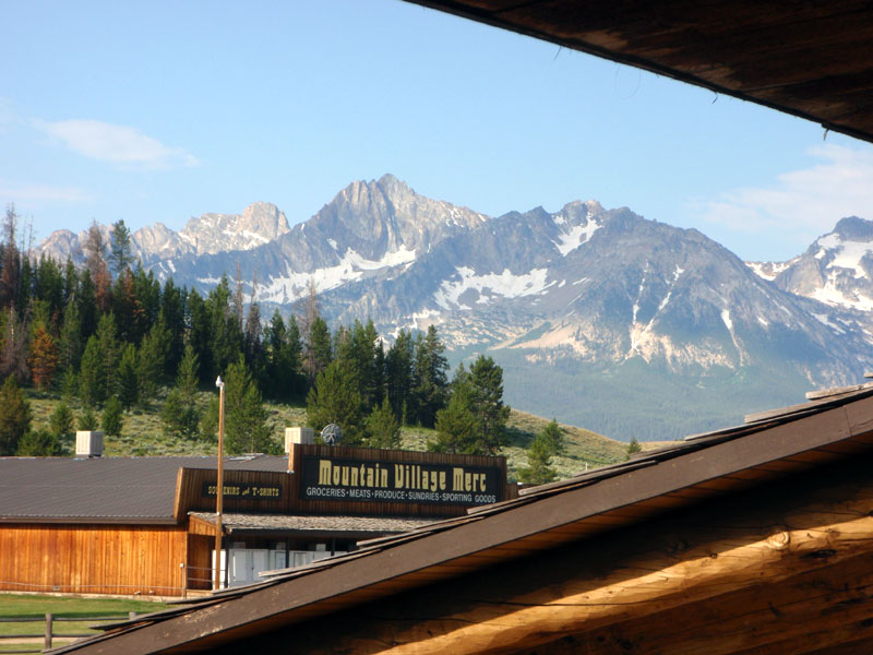Sawtooths from the motel