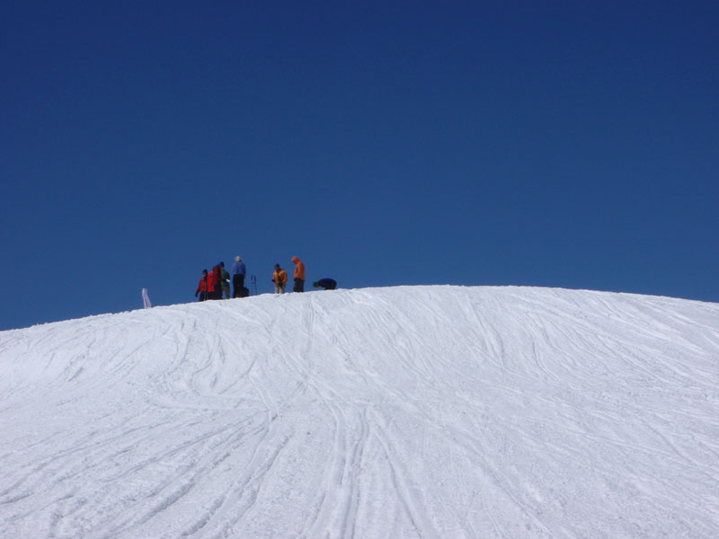 Congregating on the summit of Bailey