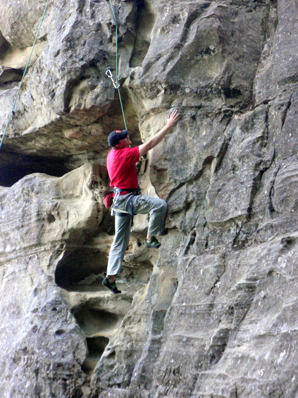 Troy on Mind Games 5.10a