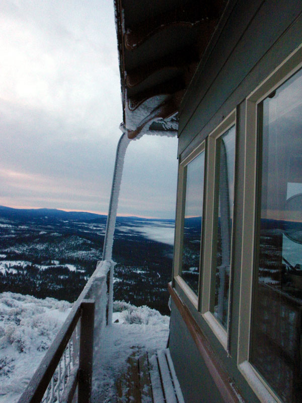 Monday morning: South, from east side of Lookout