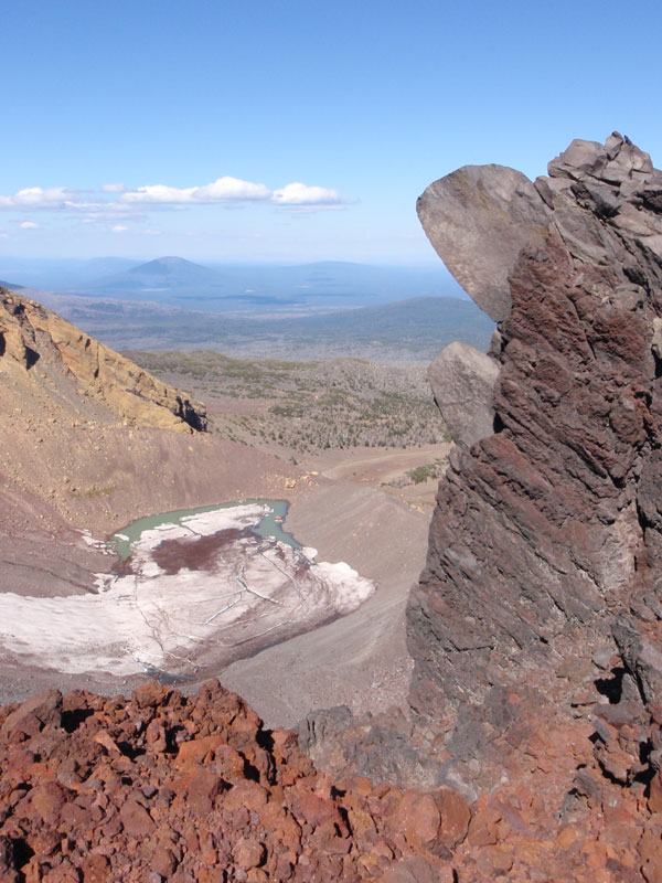 Thayer Glacier lake