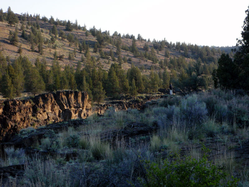 Morning of third day at the Deschutes River gorge