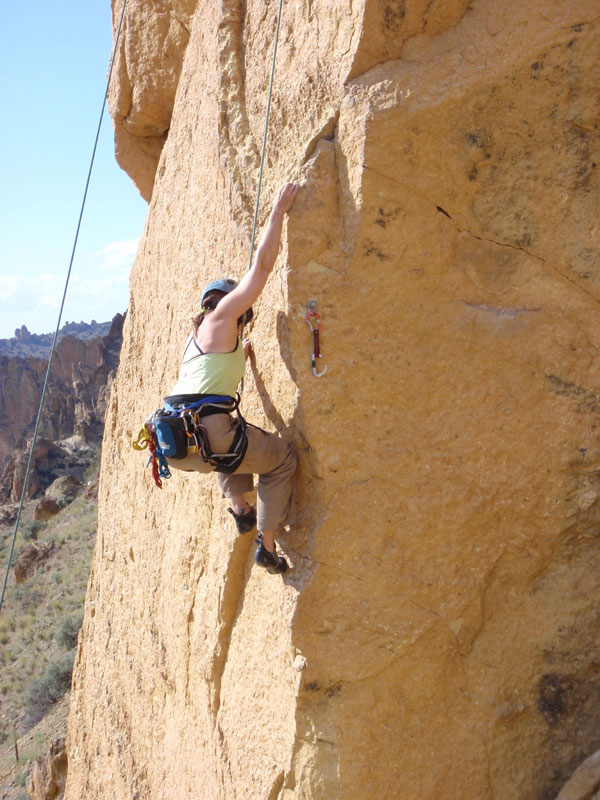 Pulling the crux on Suck My Kiss