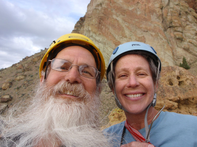 At the top of the third pitch. Couldn't hear 2nd belay station from there, so we had to use cell phones to communicate.