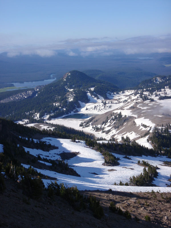 Devils Hill and Sparks Lake and Moraine Lake