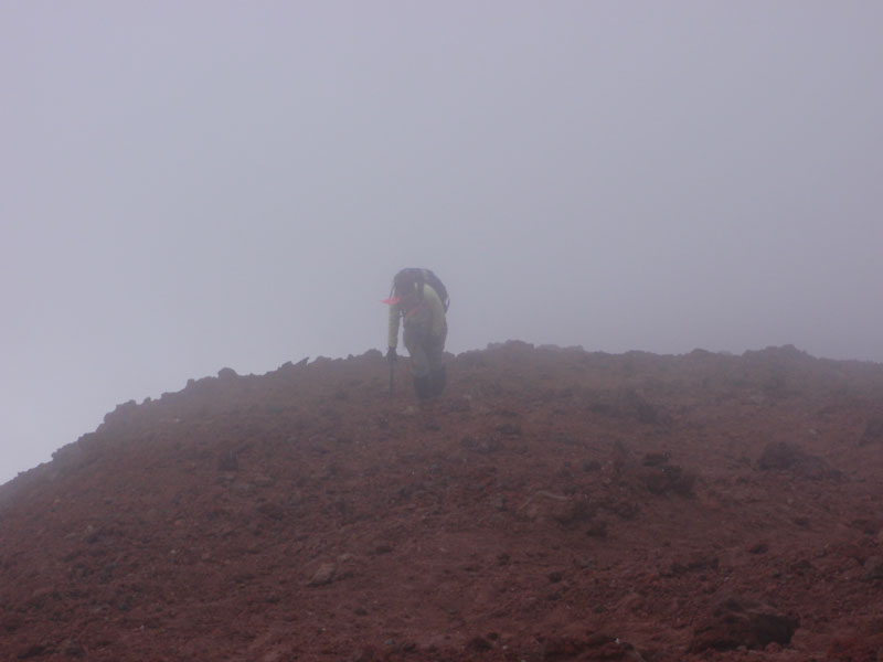 Climbing the Red Ridge