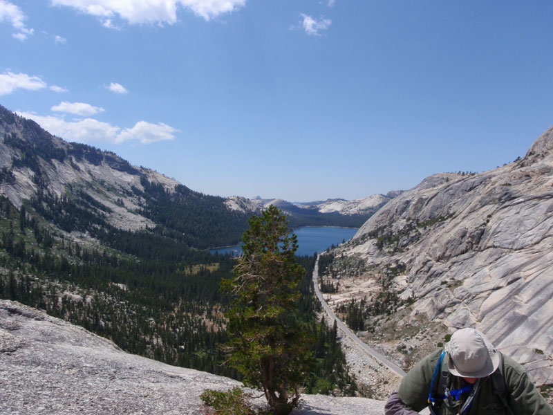 Tenaya Lake from top of Pywiak Dome