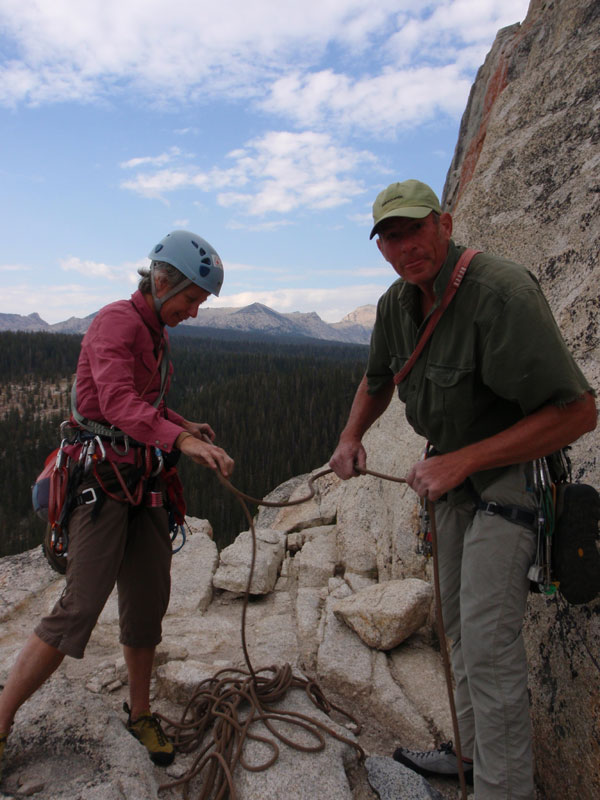 Rope management on Lembert Dome