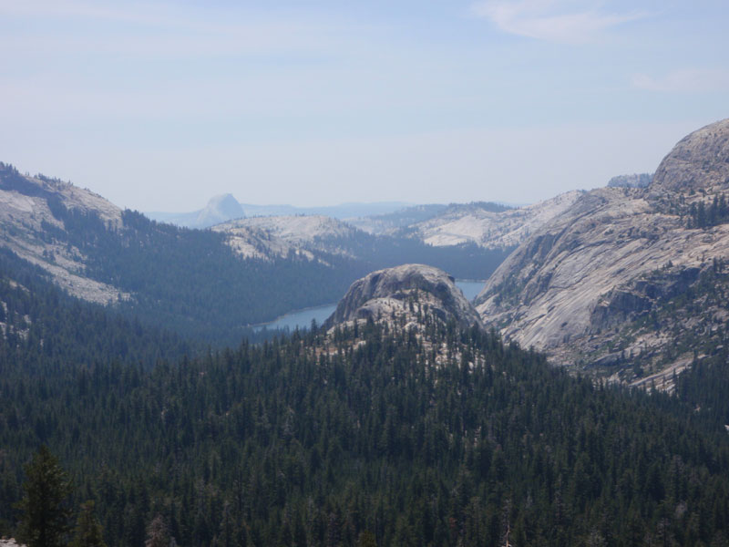 Pywiak Dome, Tenaya Lake and Half Dome