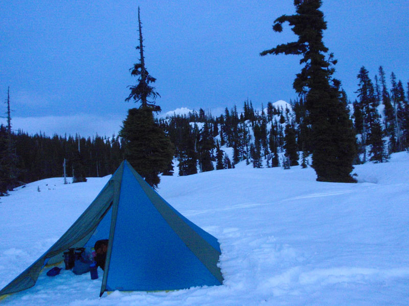 Clouds cleared off in the evening