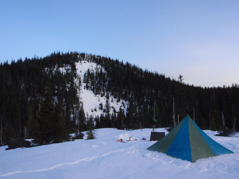 Sims Butte from camp