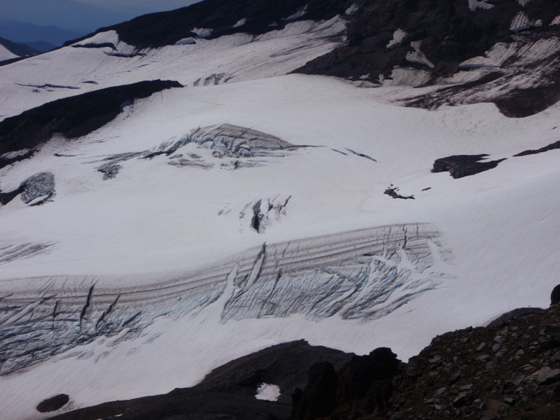 Crevasses on the Hayden