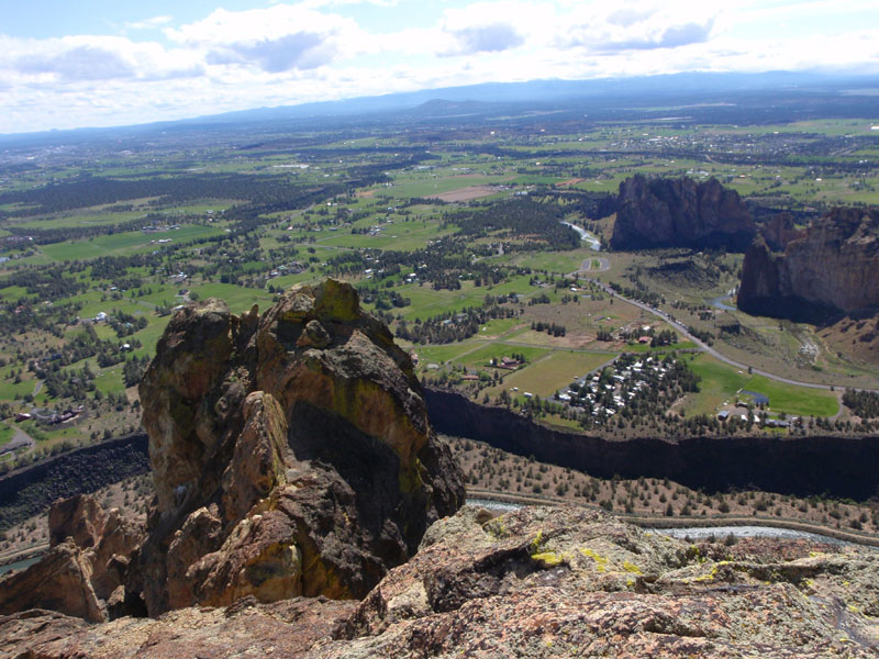 View from top of the Wombat