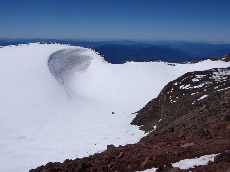 No pool in the crater this year!